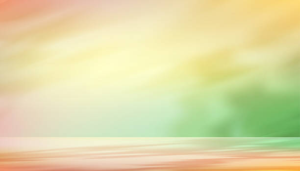 istock Studio background,Abstract wall green,pink,yellow color gradient of shadow,light for product presentation.Empty 3d room of Blurred nature leaves shadow on floor for Spring,Summer concept 2210368478