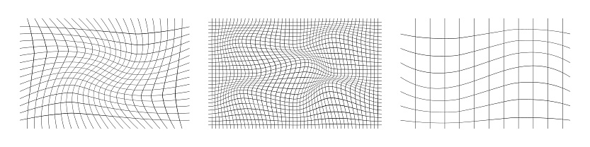 Square Pattern Distortion Geometric Distortion Grids Grid Seamless Pattern Square Pattern Retro ...