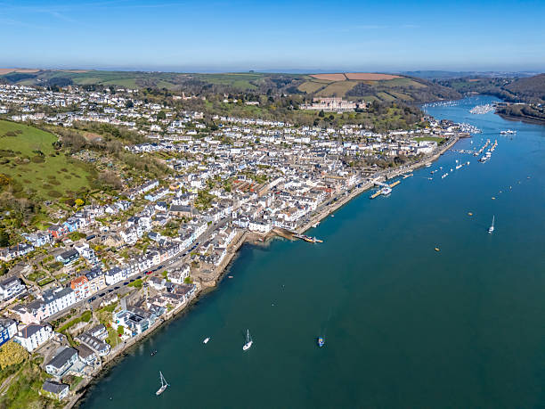 istock Aerial view over Dartmouth in Devon 2210376742