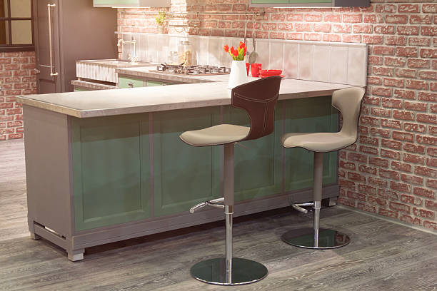 Lonely dining table for elderly people living alone