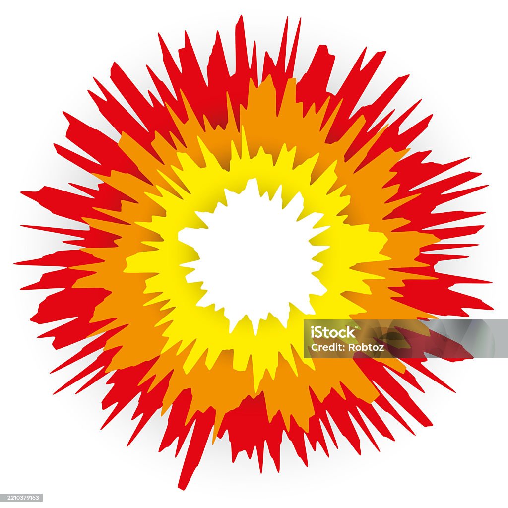 Explosion Curved Shape Background With Concentric Colored Circular Explosion Shapes 3d Effect ...