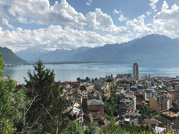 Montreux city view