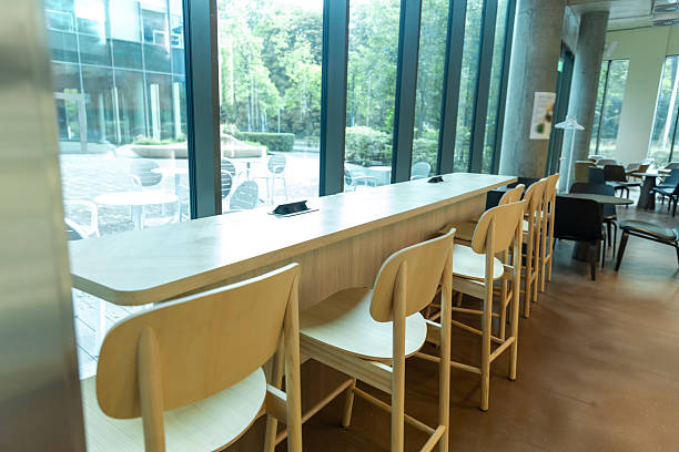 istock Interior of a nice modern cafe with cozy chairs 2210383276