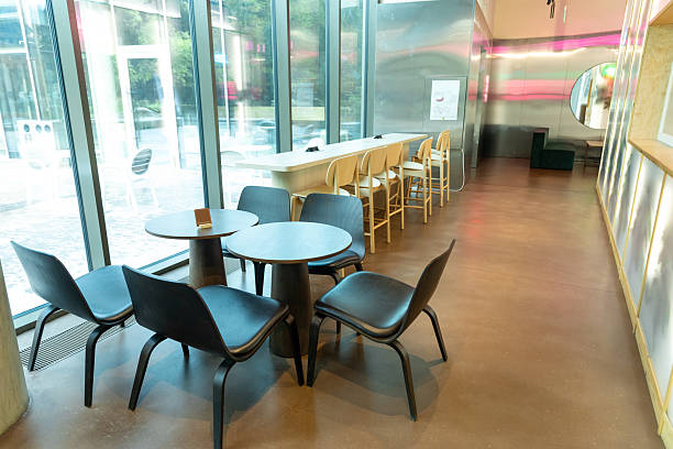 istock Interior of a nice modern cafe with cozy chairs 2210383285
