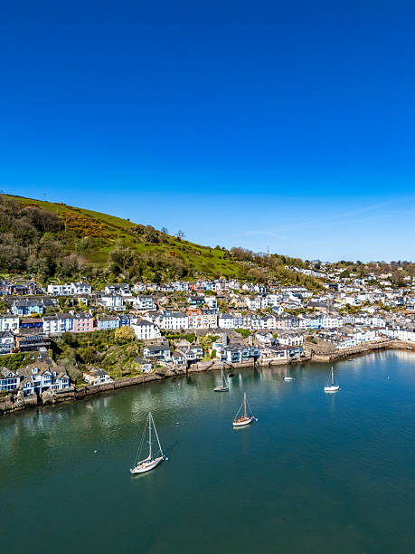 istock Yachts moored in Dartmouth 2210395059
