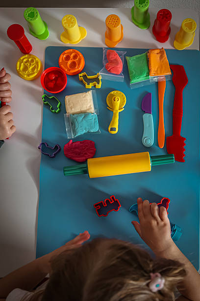 istock Children's games, plasticine, creativity, development, motor skills. 2210401280