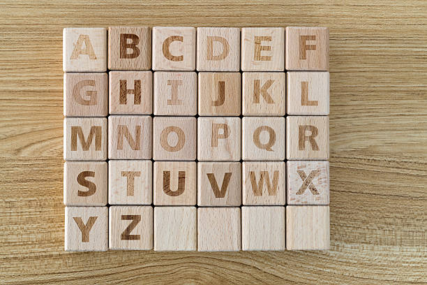 istock Wooden alphabet blocks on the table 2210401749