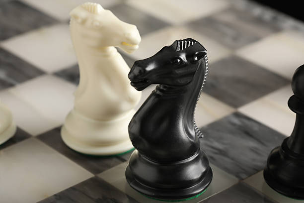 chess pawns on the table