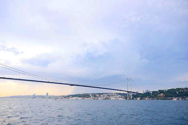Bosphorus bridge in Istanbul, Turkey,