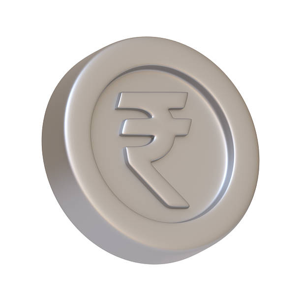 istock 3D Silver Indian Rupee Currency Coin 2210412501