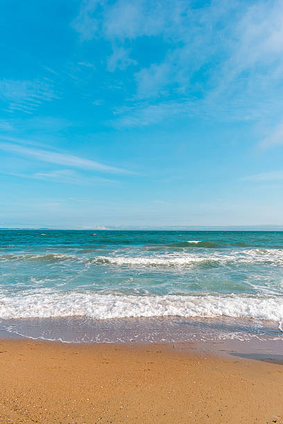 istock Background sea beach with waves and foam. 2210412662