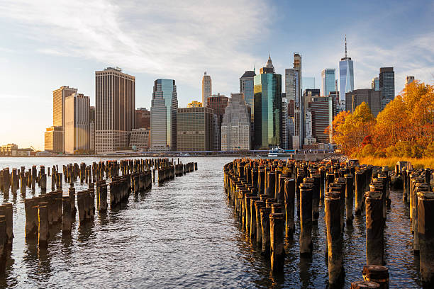 istock The New York Manhattan skyline during autumn 2210415723