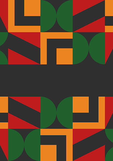 istock Beautiful geometric background. Figures of different shapes. Tribal form. Flowers. Geometric design. Creative textures. Colorful art. Modern graphic poster. Retro color. Vector illustration 2210418749