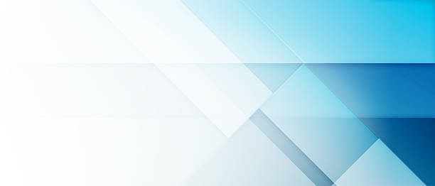 istock White and blue business presentation abstract background with geometric lines and shapes 2210423771