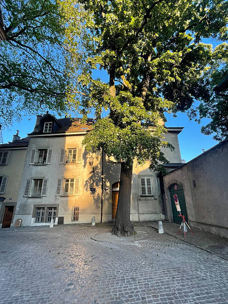 istock Beautiful architecture in Geneva, Switzerland 2210427466