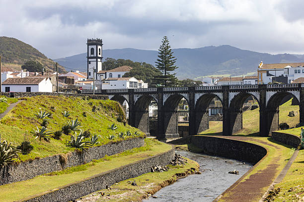 Photo of the Faial Island in Azores, Portugal.