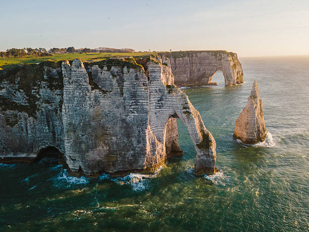 istock Cliffs and Waters of Etretat 2210440458