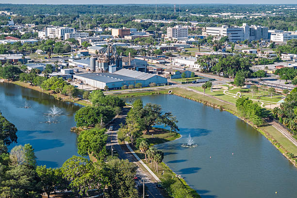 istock Ocala, Florida Downtown and Lakes Aerial 2210442861