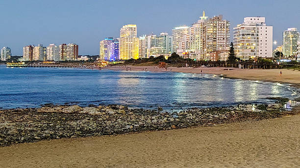 istock Mansa beach  at summertime, punta del este city, uruguay 2210453314