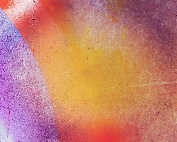 Hand painted textured background with shades of red, orange and purple.