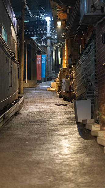 istock Winding Alley In South Korea 2210462092