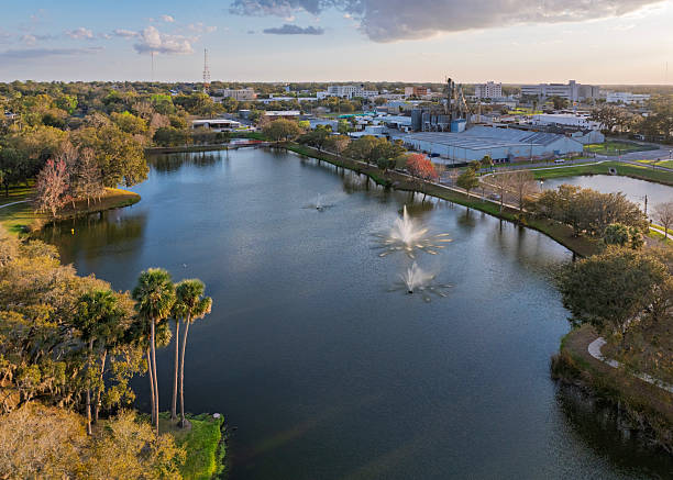 istock Ocala, Florida Aerial Lake and Park 2210470170