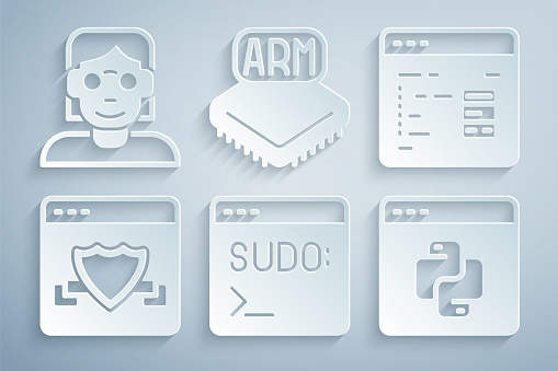 Set Code Terminal Software Browser With Shield Python Programming ...