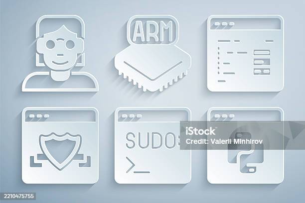 Set Code Terminal Software Browser With Shield Python Programming ...