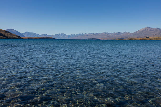Lake Tekapo in New Zealand in Lake Tekapo, Canterbury, New Zealand