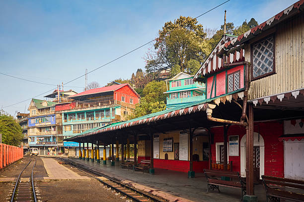 istock Train station in Ghoom near Darjeeling, India 2210490114