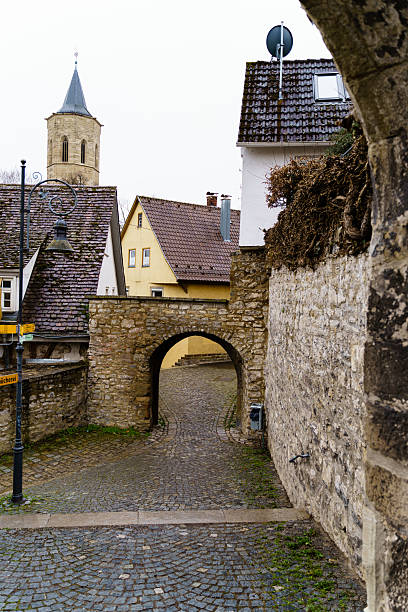 Historical area of Waiblingen, a town in Stuttgart region, Germany. It was found in the 9th century