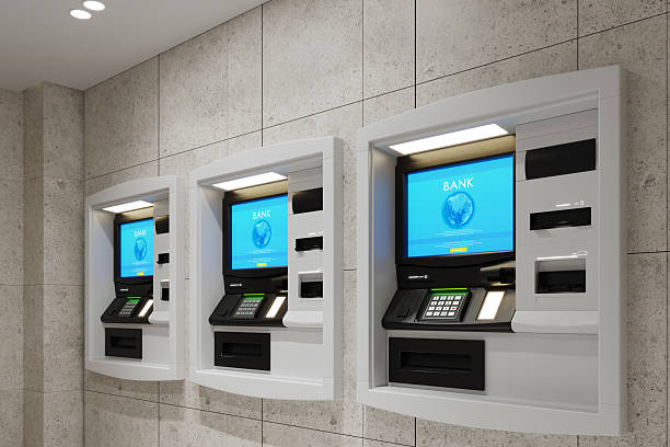 Close-up Of ATM Machines