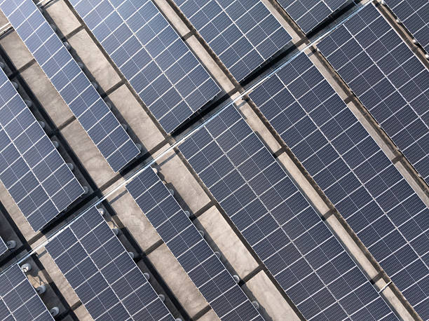 istock solar panel on rooftop of factory building 2210506525