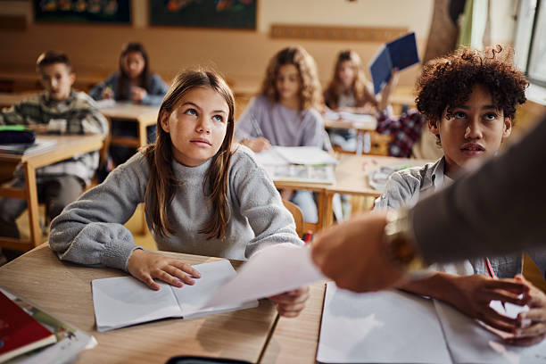 istock Receiving bad test results in school! 2210507958