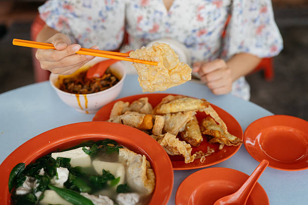 istock Authentic Yong Tau Foo Meal at Hawker Stall 2210508105