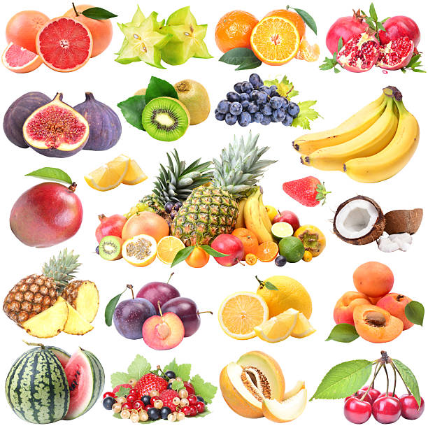 istock Fresh fruits on a white isolated background 2210508713