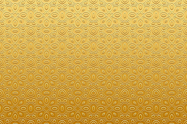 istock Ethnic gold background, cover design, banner for design. Geometric vintage gold 3d pattern, art deco. Relief ornaments, arabesques, mandala. Motives of the East, Asia, India, Mexico, Aztec. 2210514457
