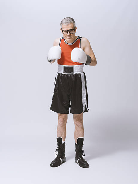 istock Portrait of a funny boxer with glasses 2210518328