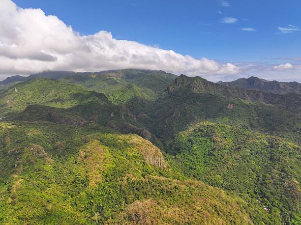 istock Lush Green Mountains Aerial View 2210524456