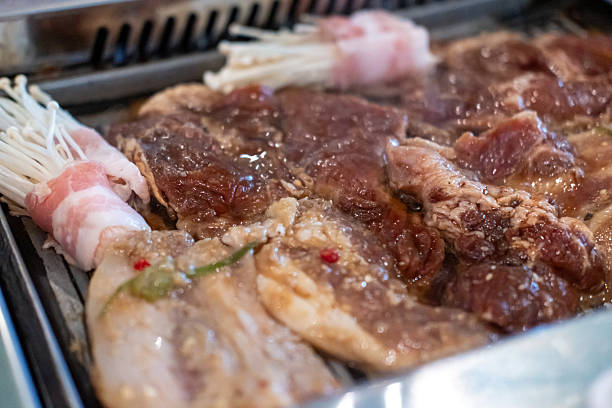 istock Barbecue Pork on the Grill, Korean Style 2210524838