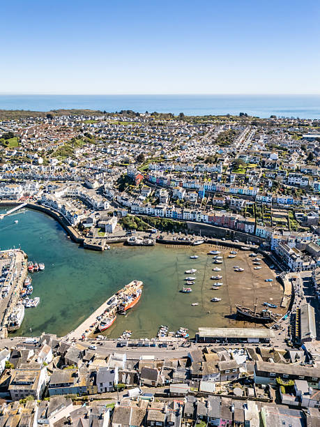 istock Aerial view of Brixham Inner Harbour 2210525187