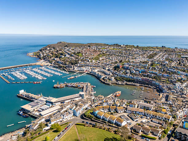 istock Aerial view of Brixham in Devon 2210525382