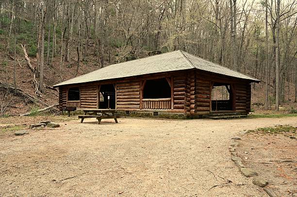 istock Rest Hut in the Blue Ridge Mountains of Virginia. 2210529539