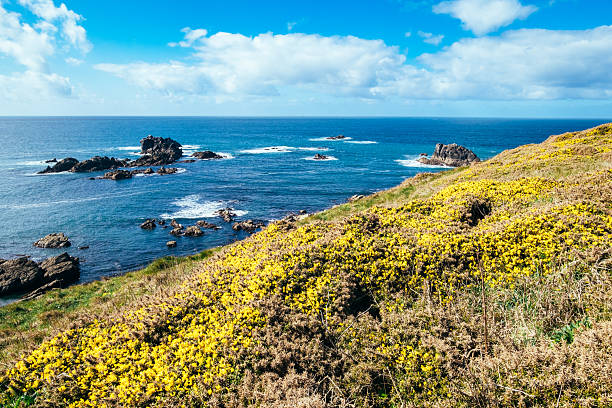Coastline from Lizard Point, the most southerly point on the mainland of the United Kingdom, to Kynance Cove in the Cornwall region of England.