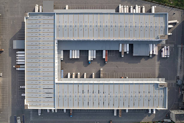 istock Logistics warehouses and trucks 2210532512