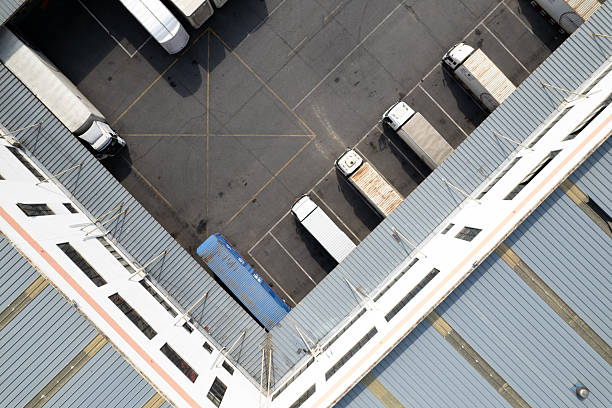 istock Logistics warehouses and trucks 2210534012