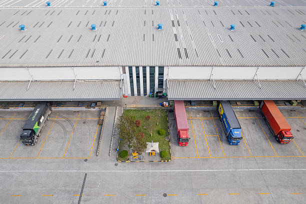 istock Logistics warehouses and trucks 2210534627
