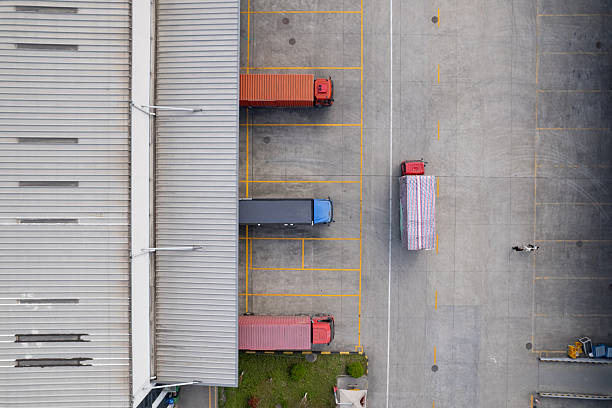 istock Logistics warehouses and trucks 2210534631