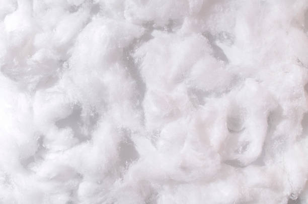 istock Cotton wool texture close-up. White fluffy natural material. Cotton background, wallpaper. Soft pieces of organic cotton wool for hygiene and medicine 2210545769
