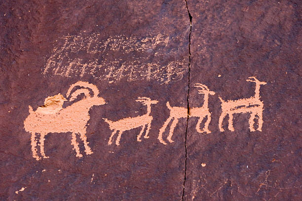 istock Native American petroglyphs in Canyonlands 2210548643